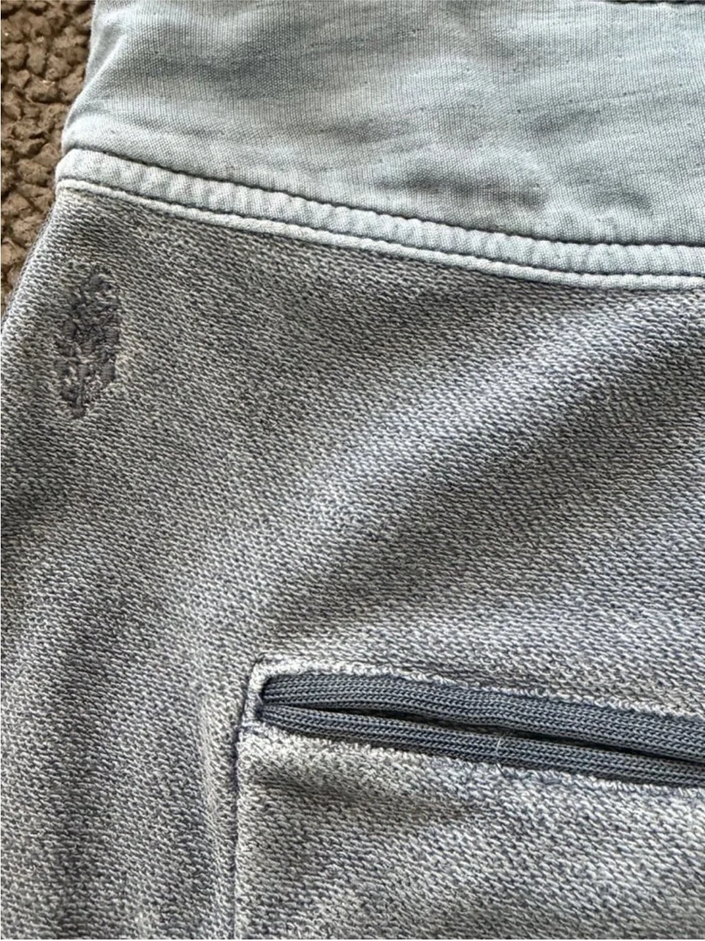 FREE PEOPLE FP Movement Timko Pants Supernova Slate Blue SZ: L - Picture 5 of 5
